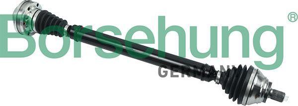 Полуось (привод в сборе, приводной вал) Borsehung правая для Skoda Superb II 2010-2015. Артикул B18326