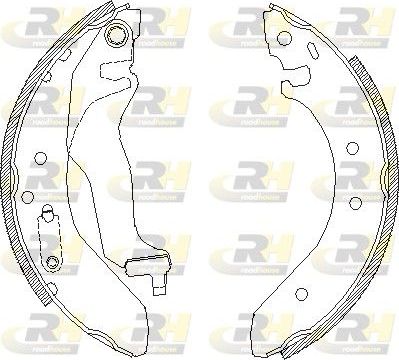 Тормозные колодки RoadHouse задние для Morris Marina 1971-1980. Артикул 4400.00