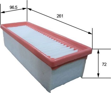Воздушный фильтр JS Asakashi. Артикул A43005