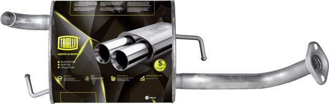 Глушитель (задняя часть) Trialli для Lifan Solano I (620) 2008-2016. Артикул EMM 2702