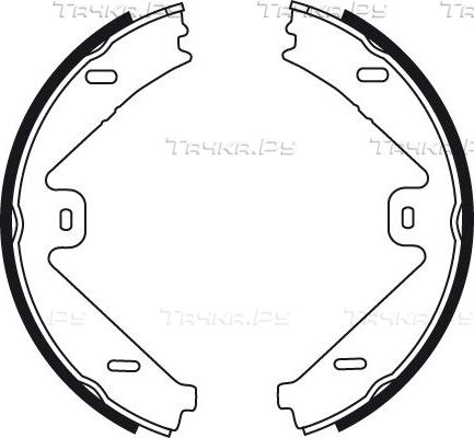Тормозные колодки (стояночная тормозная система) TRW. Артикул GS8755
