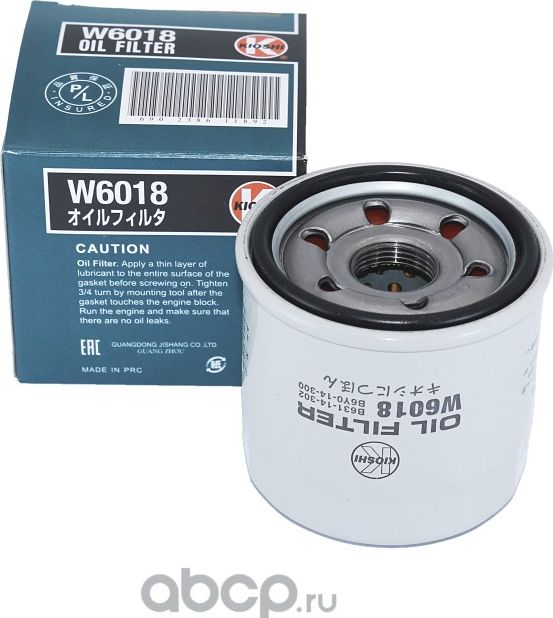 Фильтр масляный Kioshi , C-901 Kioshi. Артикул W6018