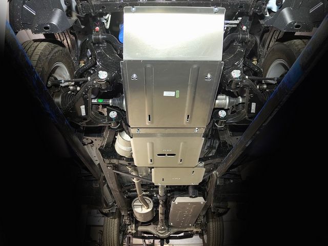 Защита алюминиевая ТСС (4 мм) для переднего моста, КПП, картера, бака и РК Sollers ST6 2023-2026. Артикул ZKTCC00724K