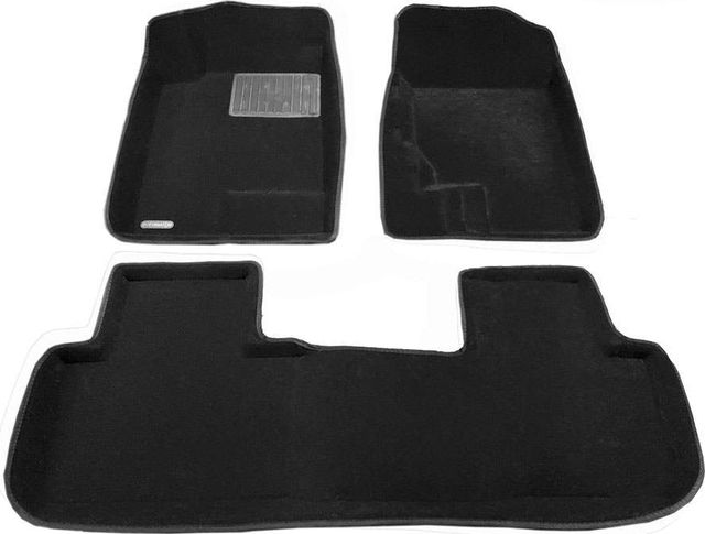 Коврики текстильные Euromat 3D Business для салона Haval F7 2019-2026. Артикул EMC3D-001404