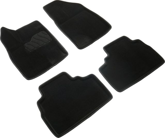 Коврики Seintex 3D ворсовые для салона Haval F7 II 2WD 2024-2026  Черные. Артикул 317751