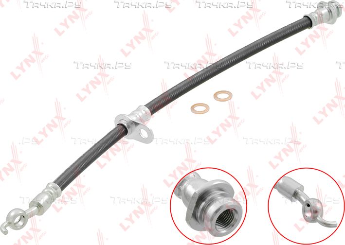 Тормозной шланг LYNXauto для Fiat Sedici 2006-2014. Артикул BL-4134