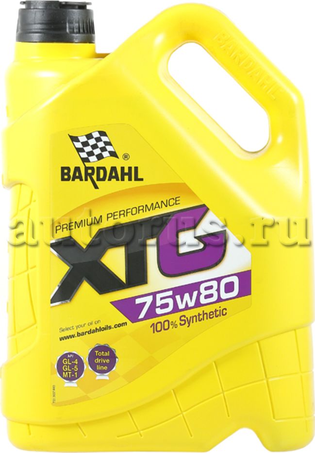 BARDAHL XTG 75W80 GL5 Масло трансмис. синт (5L). Артикул 36373