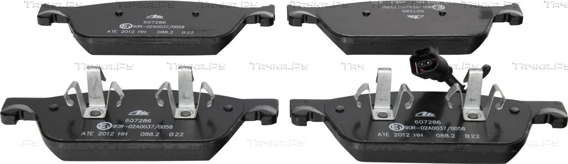Тормозные колодки ATE передние для Volkswagen Transporter T6 2015-2026. Артикул 13.0460-7286.2