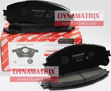 Колодки тормозные дисковые (Dynamatrix-Korea) Dynamatrix-Korea. Артикул DBP4354