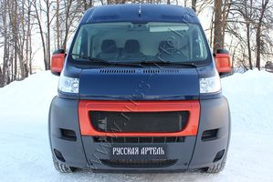 Накладки Русская Артель на передние фары (реснички) для Peugeot Boxer II 2006-2013 Шасси, кузов 250. Артикул REFD-021800
