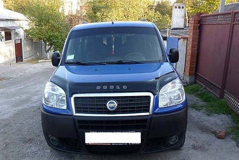Дефлектор Vip-Tuning для капота Fiat Doblo рестайлинг 2005-2010. Артикул FT05