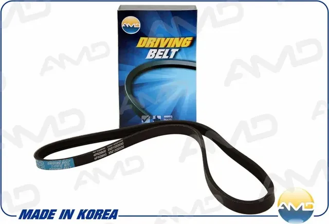 Ремень поликлиновой HYUNDAI ACCENT TAGAZ/GETZ 02- 1.3 12кл. генератора 4PK0900 (AMD). Артикул AMDBL133
