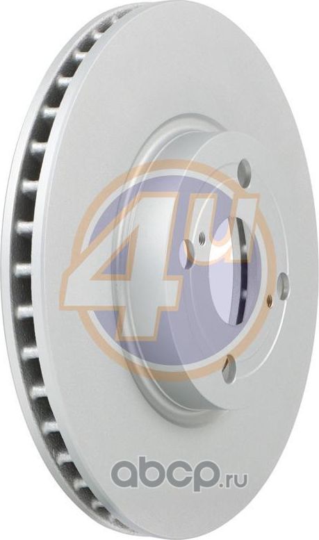 ДИСК ТОРМОЗНОЙ ПЕР TOYOTA COROLLA Sedan (_E12_) 2000/08-2008/12 (275X25)ВЕНТ(С П (4U). Артикул 4UBD0431
