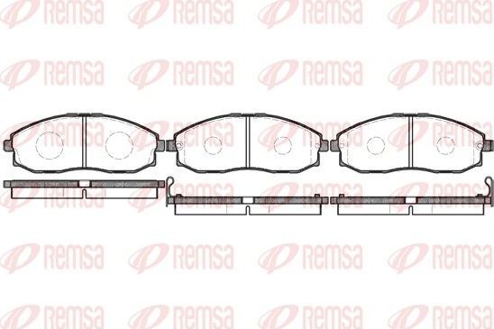 Тормозные колодки Remsa. Артикул 0703.02