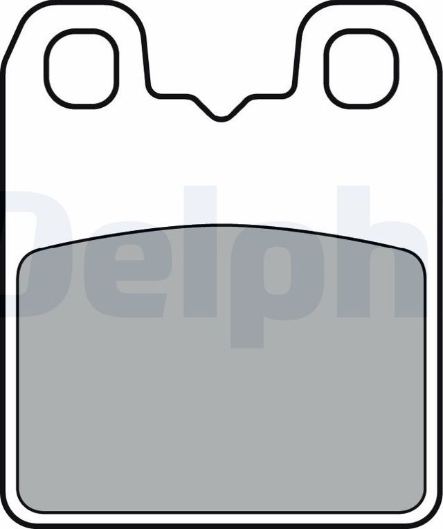 Тормозные колодки Delphi (Low-Metallic) задние для Maserati Ghibli III 2013-2026. Артикул LP3382