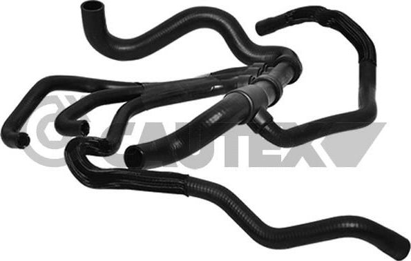 Патрубок радиатора (системы охлаждения) Cautex верхний для Renault Megane III 2008-2016. Артикул 753447