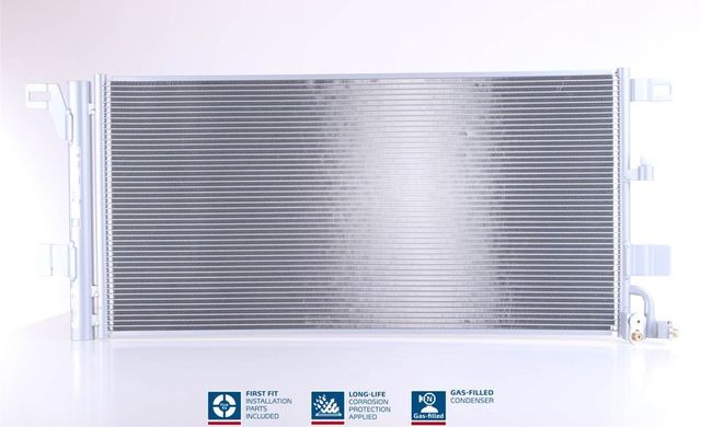 Радиатор кондиционера (конденсатор) Nissens (алюминий). Артикул 940752