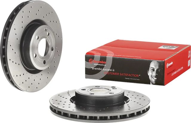Тормозной диск Brembo UV Coated передний для Mercedes-Benz SL-Класс VI (R231) 2012-2026. Артикул 09.B475.11