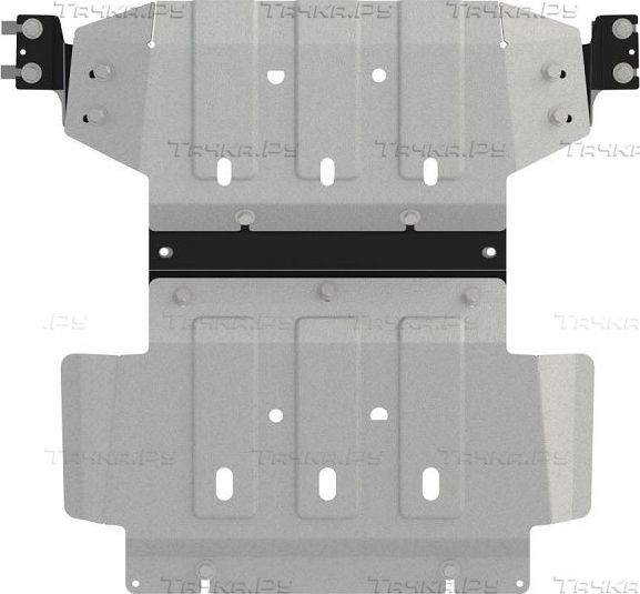 Защита алюминиевая Шериф (4 мм) для картера Ford F150 XLT 2018-2026. Артикул 08.4374