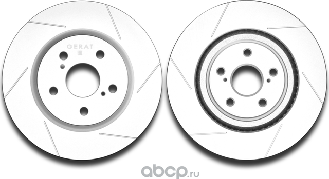 Тормозной диск Gerat DSK-F153P (передний) Platinum Gerat. Артикул DSKF153P