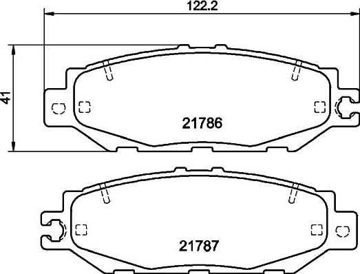 Тормозные колодки Nisshinbo. Артикул NP1099