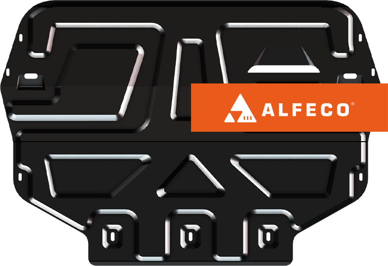 Защита "Alfeco" для картера и КПП Skoda Superb II B6 2008-2015. Артикул ALF.20.16 st