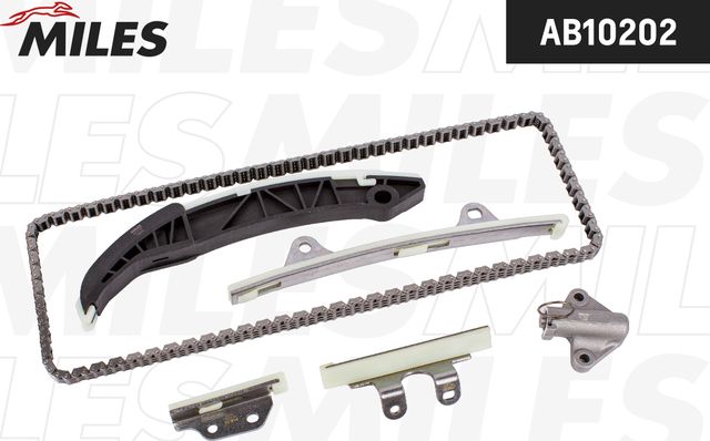 Комплект цепи ГРМ KIA PICANTO 1.2 (без звездочек) (Miles) Miles. Артикул AB10202