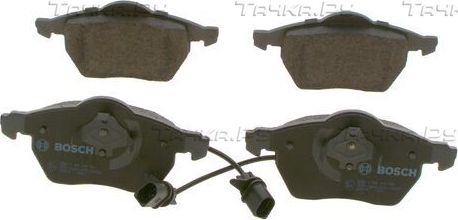 Тормозные колодки Bosch (Low-Metallic) передние для Audi A4 III (B7) 2002-2009. Артикул 0 986 494 050