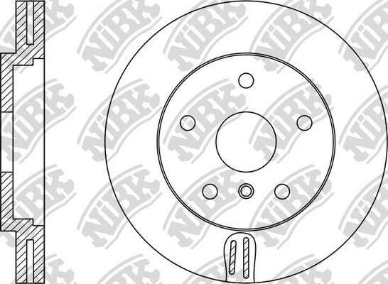 Тормозной диск NiBK. Артикул RN1427
