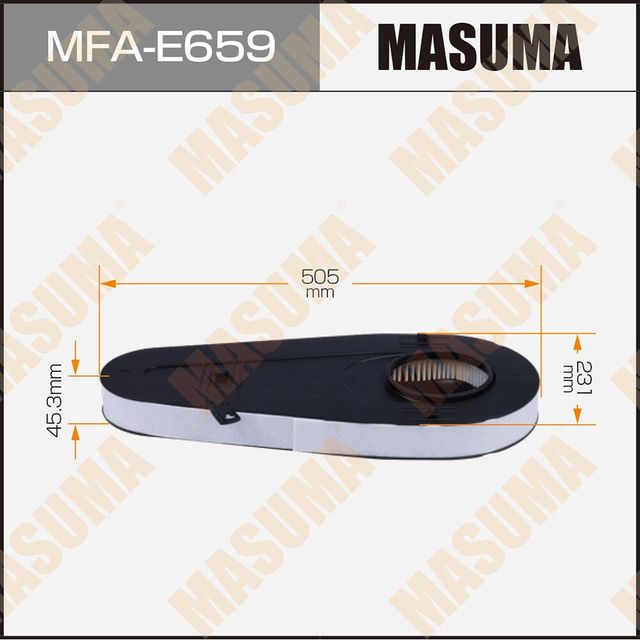 Воздушный фильтр Masuma. Артикул MFA-E659