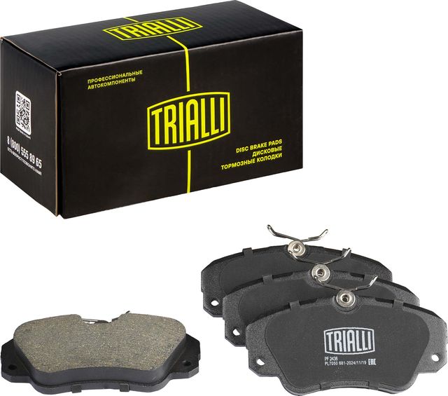 Тормозные колодки Trialli (Low-Metallic). Артикул PF 2438