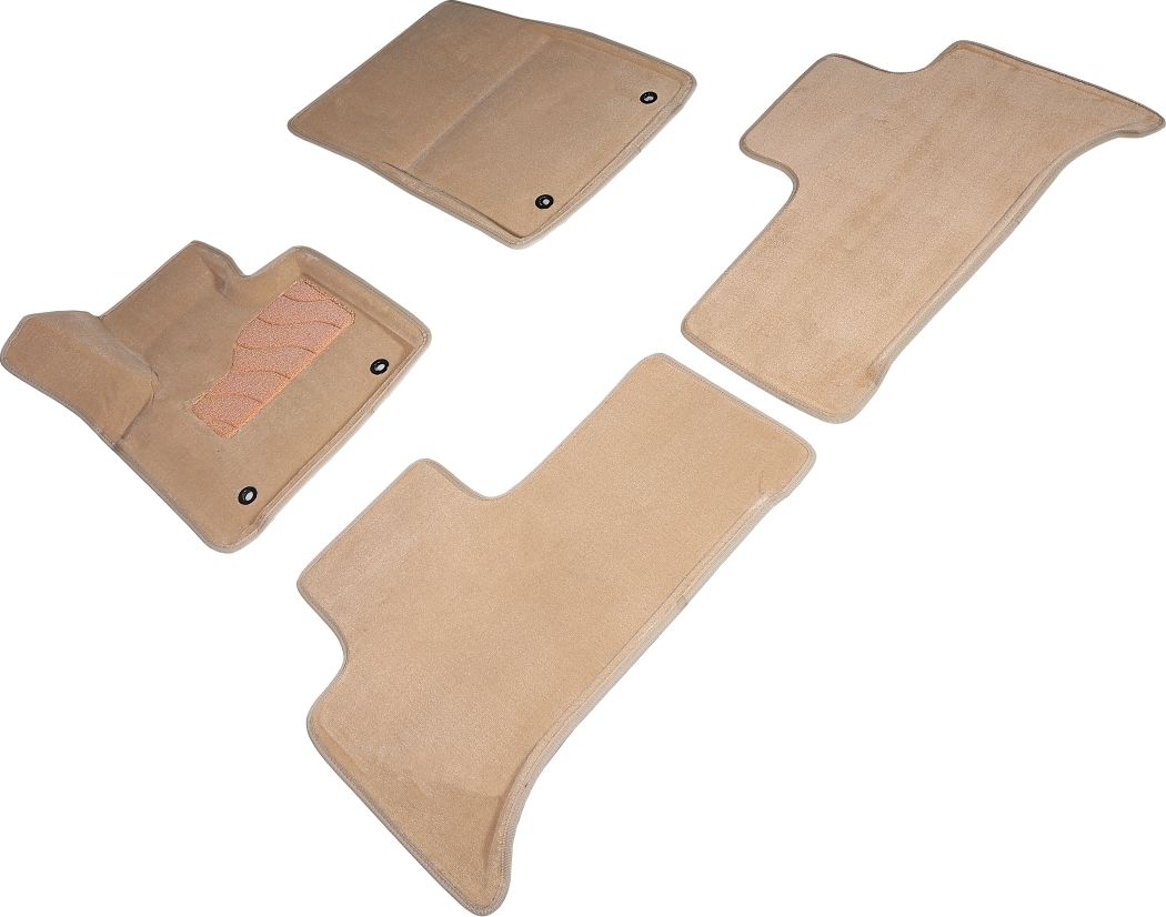 Коврики Seintex ворсовые для салона Land Rover Range Rover III 2002-2012 Бежевые. Артикул 98194