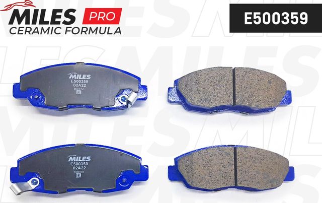 Тормозные колодки Miles (Керамика). Артикул E500359
