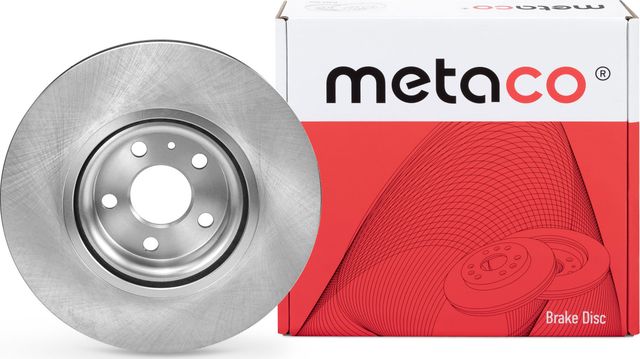 Диск тормозной передний вентилируемый (Metaco). Артикул 3050495