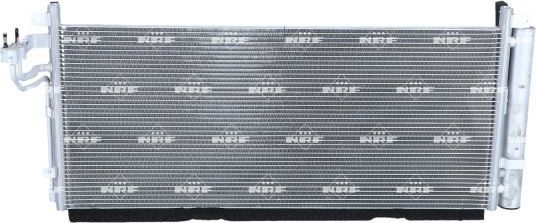 Радиатор кондиционера (конденсатор) NRF для Genesis G70 I 2017-2026. Артикул 350574