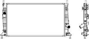 Радиатор охлаждения двигателя Sakura. Артикул 3301-1027