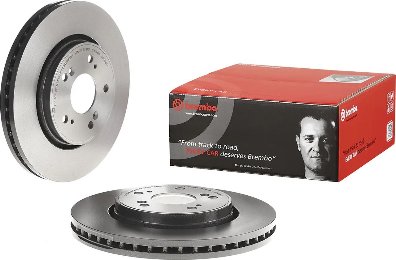 Тормозной диск Brembo PRIME LINE - UV Coated. Артикул 09.A866.11