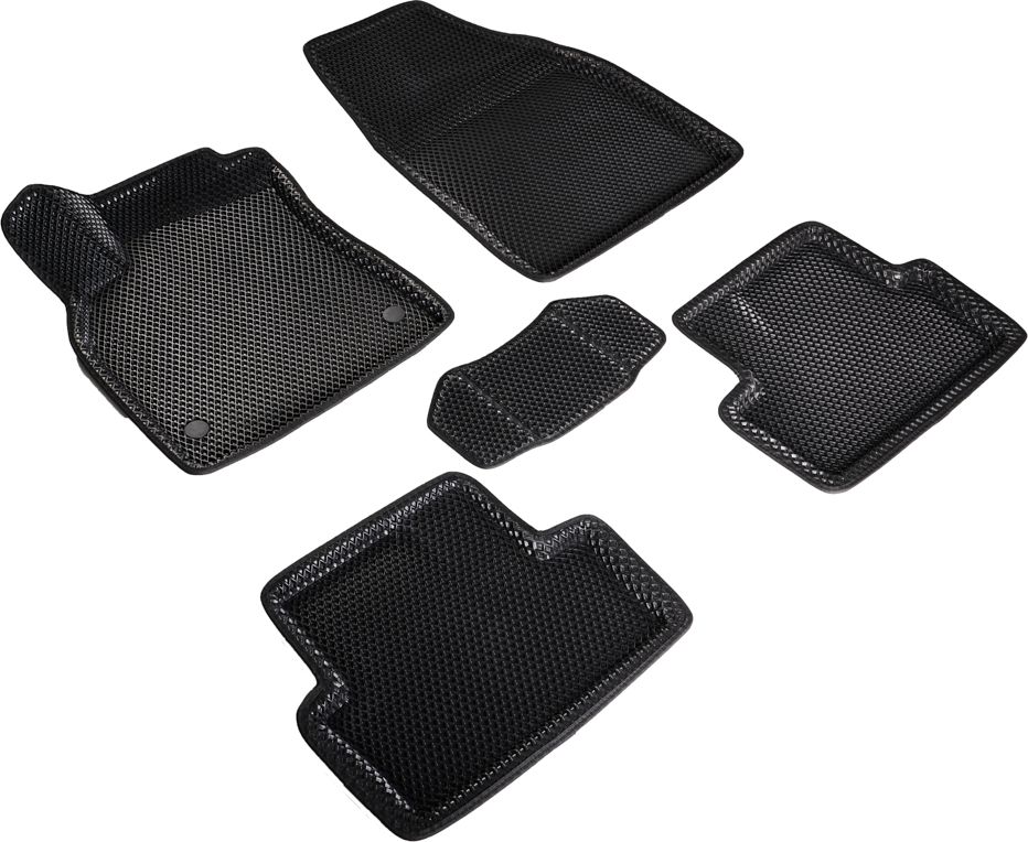 Коврики Seintex 3D EVA Ромб для салона Renault Fluence 2010-2017 ЧЕРНЫЕ. Артикул 98747