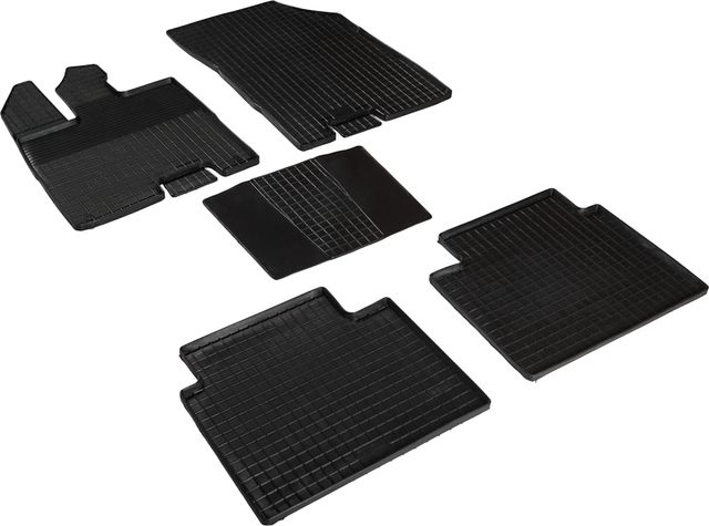 Коврики резиновые Seintex с узором сетка для салона GAC GS4 4WD 2024-2026 . Артикул 318988