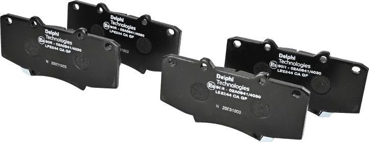 Тормозные колодки Delphi (Low-Metallic). Артикул LP2244