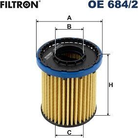 Масляный фильтр Filtron. Артикул OE 684/2