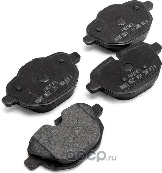 Колодки тормозные задние (Absel). Артикул BW420001