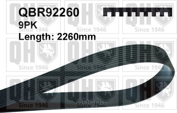 Поликлиновой ремень (QH). Артикул QBR92260