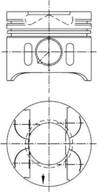Поршень Kolbenschmidt. Артикул 97482610