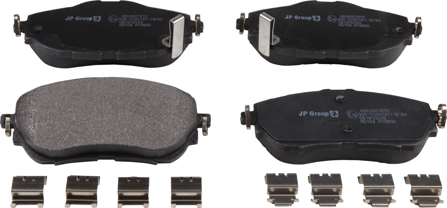 Тормозные колодки JP Group. Артикул 4863607810