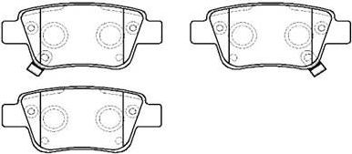 Тормозные колодки HSB. Артикул HP9152