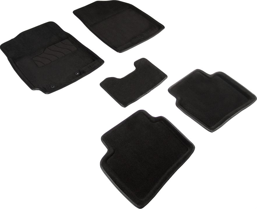 Коврики Seintex 3D ворсовые для салона Hyundai Solaris 2010-2013. Артикул 83436