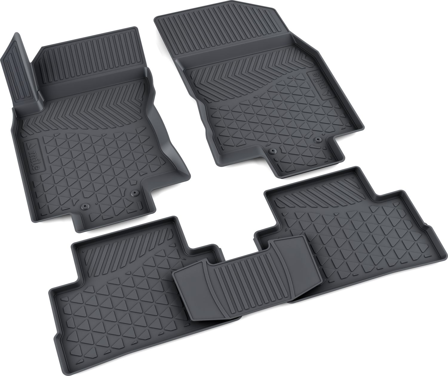 Коврики в салон Mile для Nissan X-Trail III рестайлинг 2017-2026. Артикул 1090311