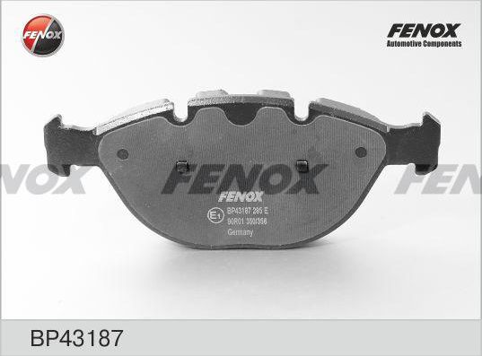Тормозные колодки Fenox. Артикул BP43187