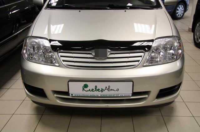 Дефлектор V-Star для капота Toyota Corolla E120 седан , универсал 2001-2006. Артикул H1013
